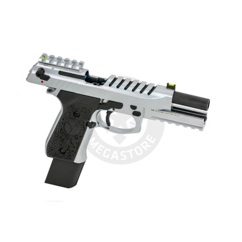 Vorsk Airsoft Tactical VM9 Gas Blowback Pistol - Silver